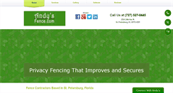 Desktop Screenshot of andysfence.com